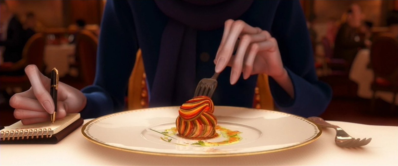 The first ratatouille plate
